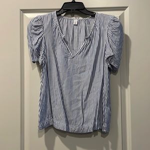 Puffed sleeve striped shirt from Old Navy (S)